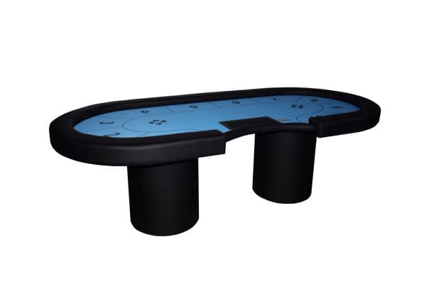 Mesa Poker Azul Personalizada