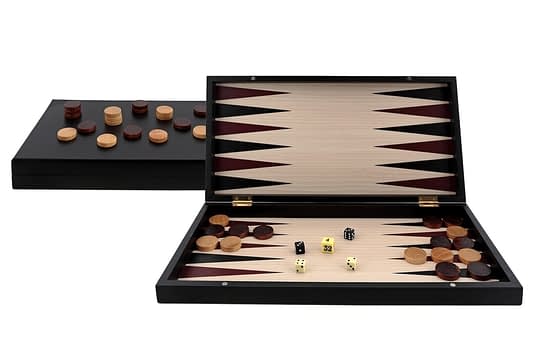 Juego Backgammon Profesional Black Series