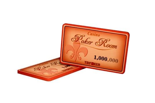 Placa Poker Room 1000000